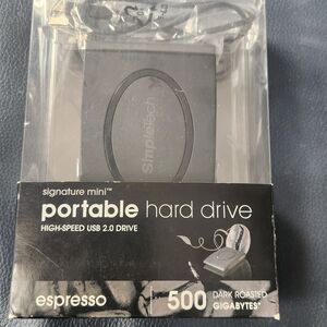 SimpleTech Portable Hard Drive 500 GB FS-U25/500E- Black
